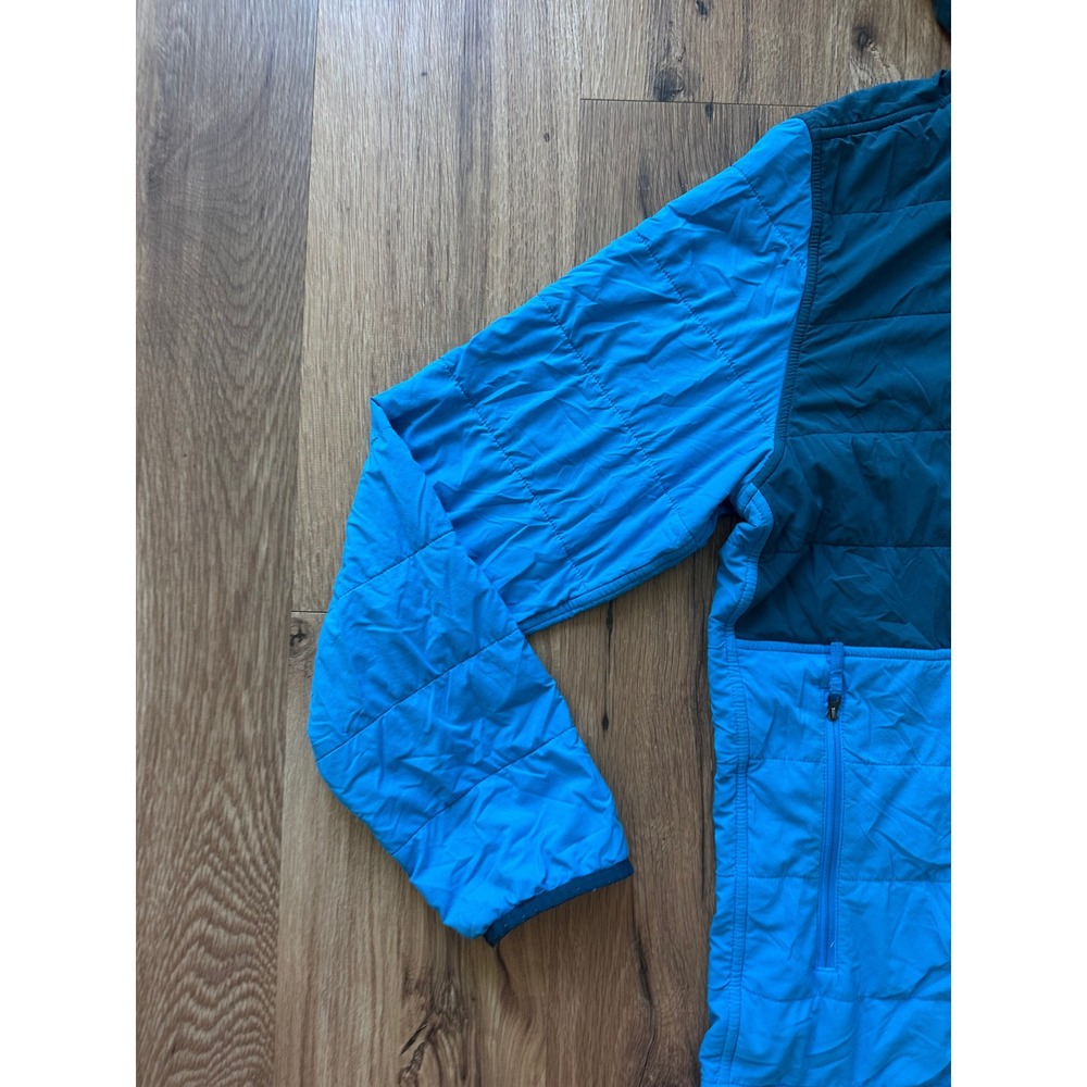 The North Face Mens Blue Quilted Lightweight Insulated Hooded Jacket Size Large - Picture 4 of 11